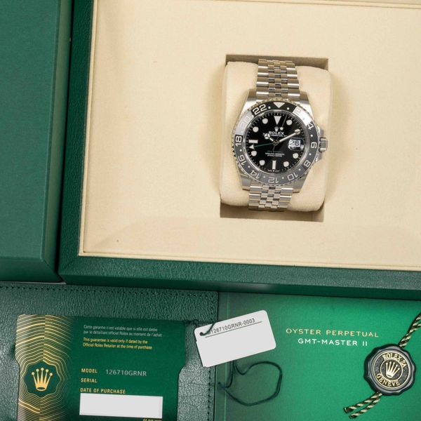 Rolex GMT Master II 126710 GRNR